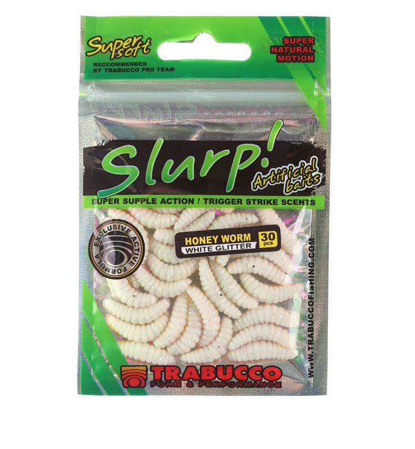 Slurp Honey Worm Natural Withe